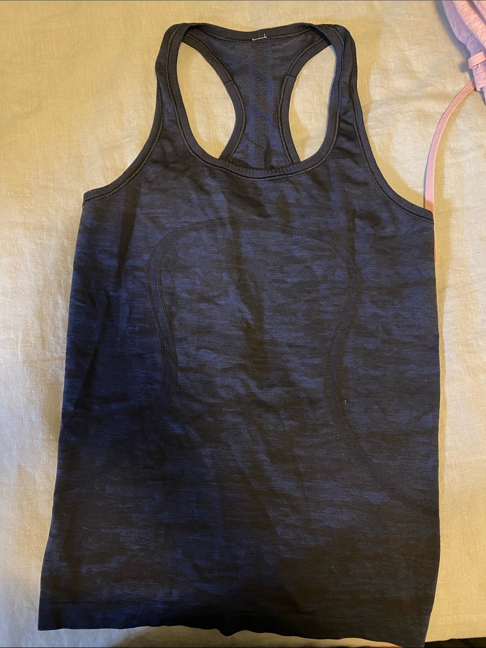 Lululemon Swiftly Tech tank - black/dark navy pattern